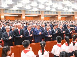 庆祝中国共产党成立105周年音乐会《人民至上》在京举行 习近平李强赵乐际王沪宁蔡奇丁薛祥李希韩正出席观看